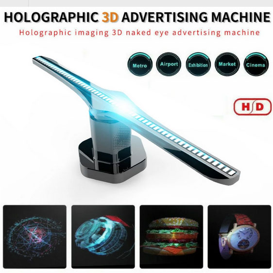 3D hologramski projektor za oglašavanje, holografska svjetiljka za slike