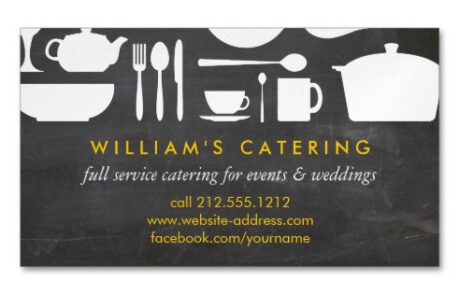 Kitchen collage business card
